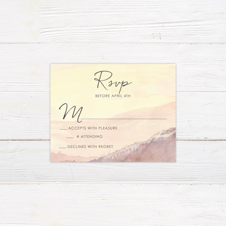 Sunset Landscape Invitations - goprintplus