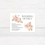 Sweeping Floral Vine Invitation - goprintplus