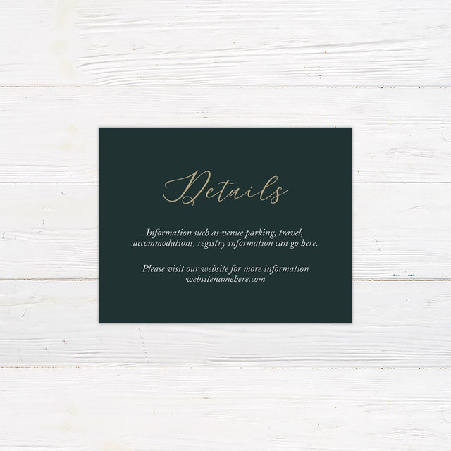 Sweeping Greenery Details Cards - goprintplus