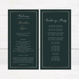 Sweeping Greenery Invitations - goprintplus