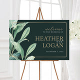 Sweeping Greenery Invitations - goprintplus