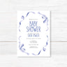 Sweet Ribbons and Bows Invitation for baby shower with elegant design and ribbons, printed on premium cardstock for personalized touch.
