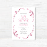 Sweet Ribbons and Bows Invitation