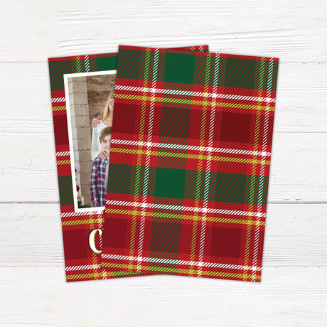 Tartan Plaid Christmas Card