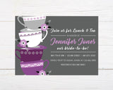 Tea Cup Shower Invitation - goprintplus