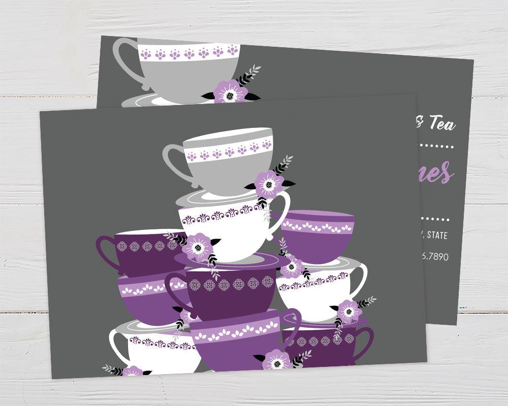 Tea Cup Shower Invitation - goprintplus