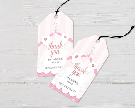 Tickled Pink Favor Tags - goprintplus