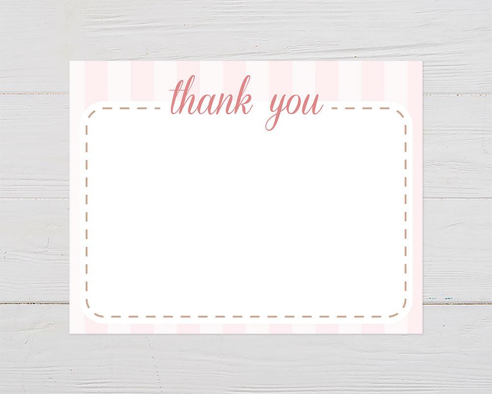 Tickled Pink Thank You Card - goprintplus