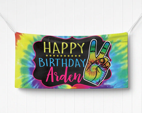 Tie Dye Birthday Invitations - goprintplus