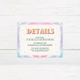 Tie Dye Invitations - goprintplus