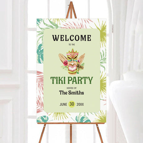 Tiki Party Sign - goprintplus