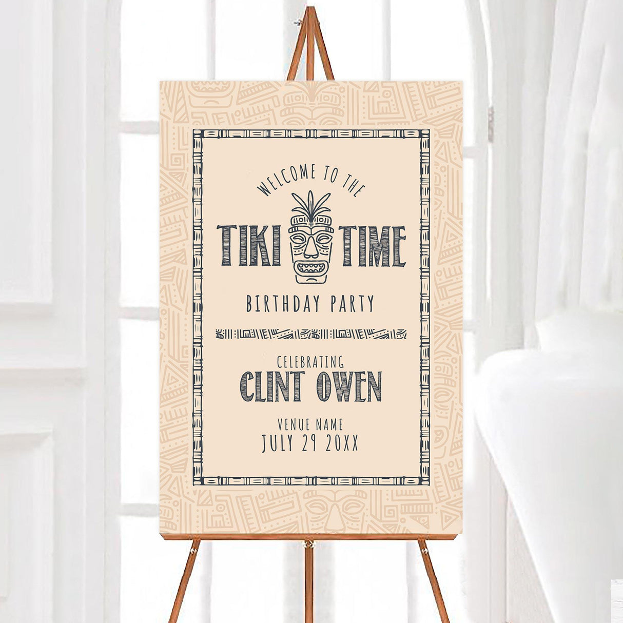 Tiki Time Sign - goprintplus