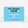 Tiny Human Shindig Baby Shower Invitation – Gender Neutral Invite