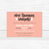 Tiny Human Shindig Baby Shower Invitation – Gender Neutral Invite