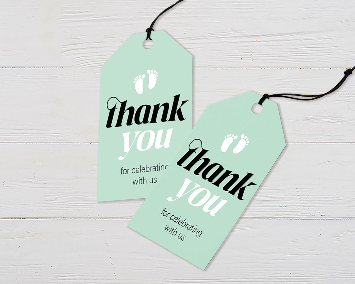 Tiny Human Shindig Favor Tags - goprintplus