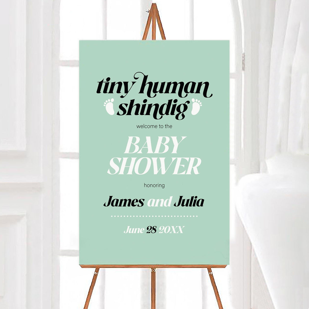 Tiny Human Shindig Sign - goprintplus