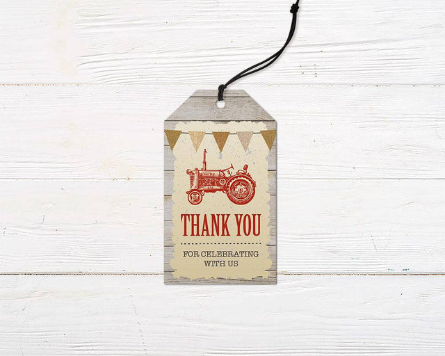 Tractor Favor Tag - goprintplus