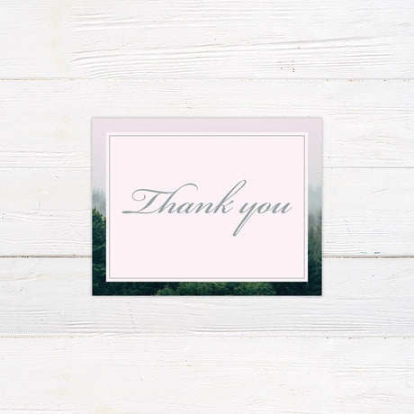 Treeline Thank You Card - goprintplus