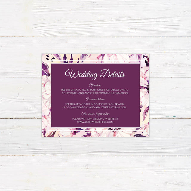 Trendy Blooms Details Cards - goprintplus