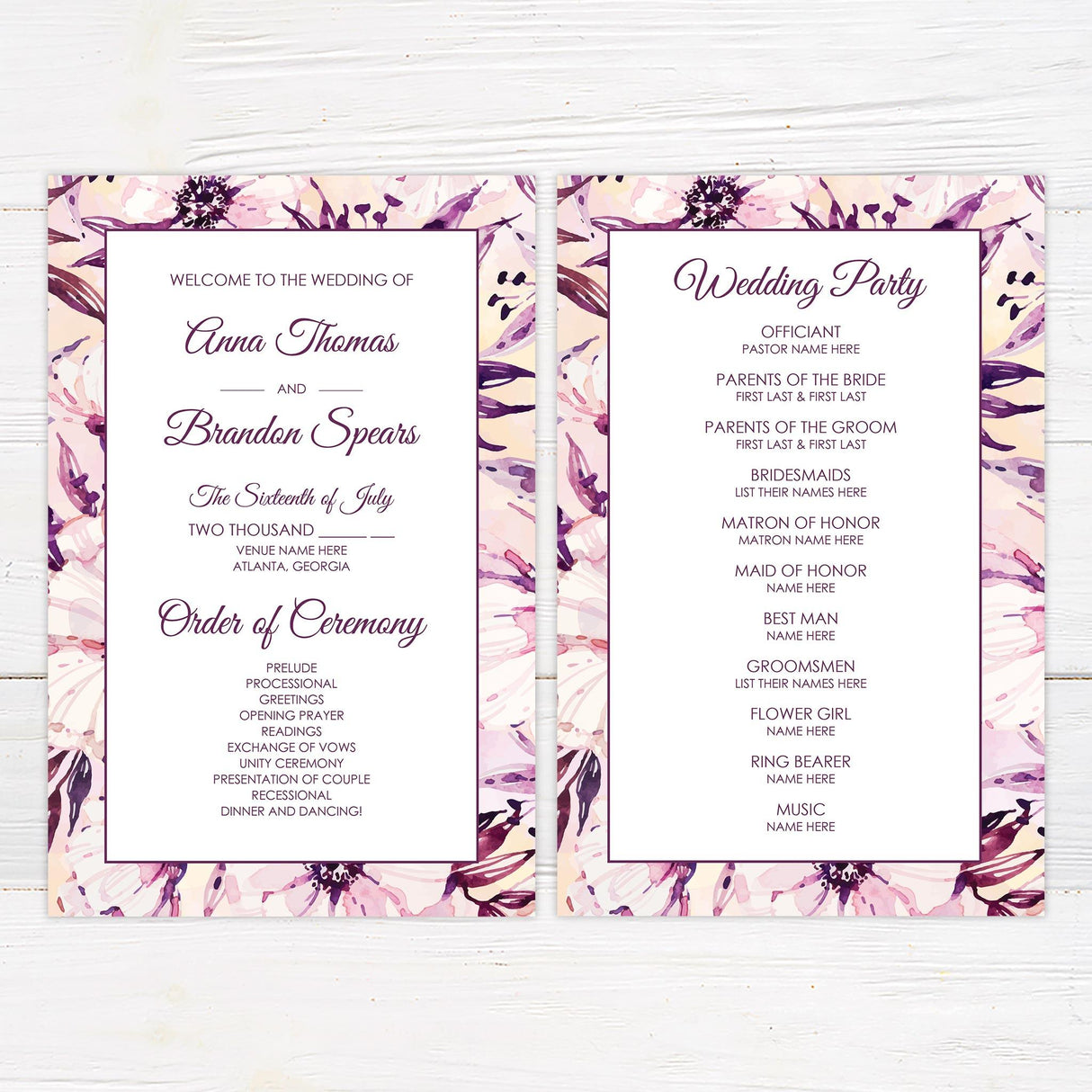 Trendy Blooms Invitations - goprintplus