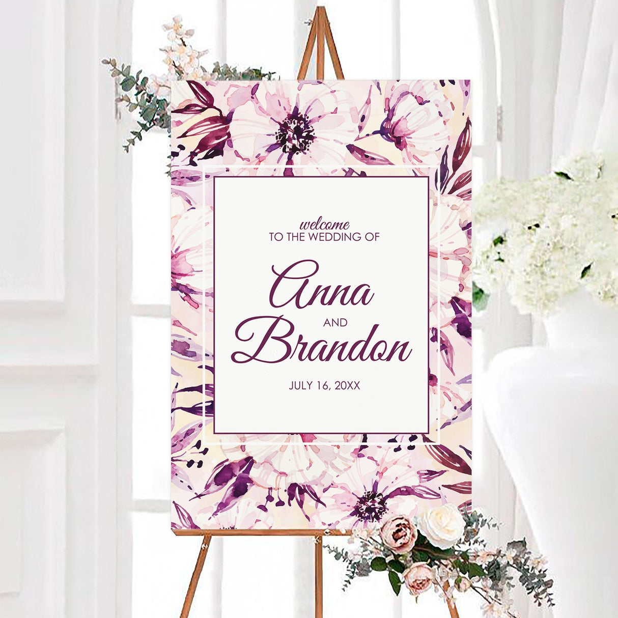 Trendy Blooms Sign - goprintplus