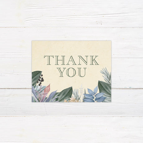 Tropical Floral Thank You Card - goprintplus