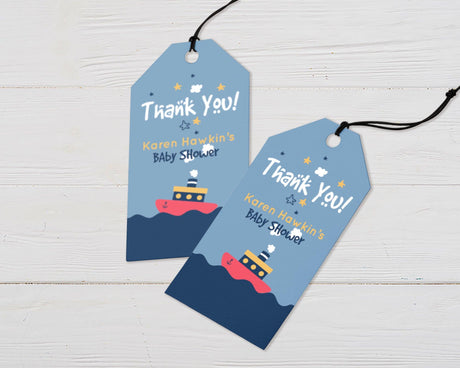 Tugboat Favor Tags - goprintplus