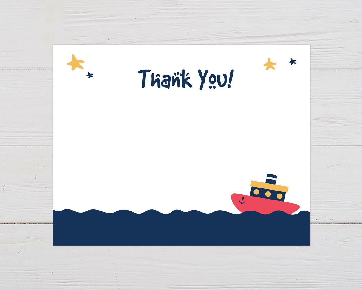 Tugboat Thank You Card - goprintplus