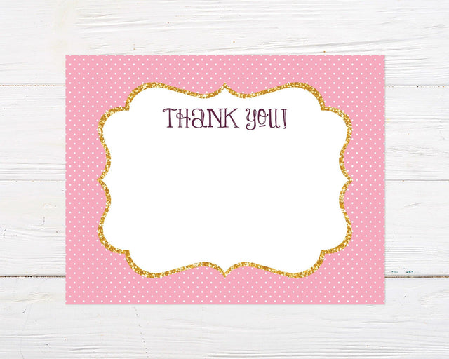 Tutu Birthday Thank You Card - goprintplus