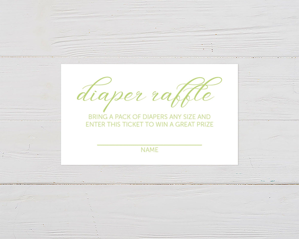 Twice the Joy Diaper Raffle Ticket - goprintplus