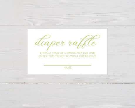 Twice the Joy Diaper Raffle Ticket - goprintplus