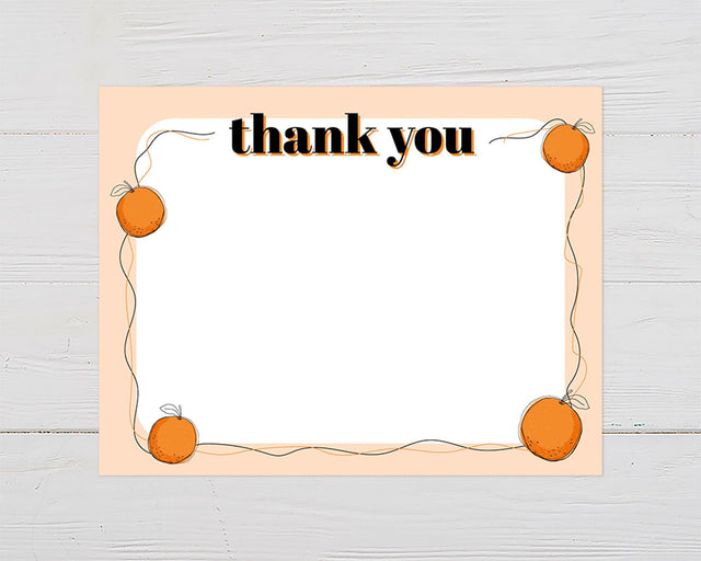 Two Little Cuties Thank You Card - goprintplus