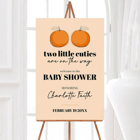 Two Little Cuties Sign - goprintplus