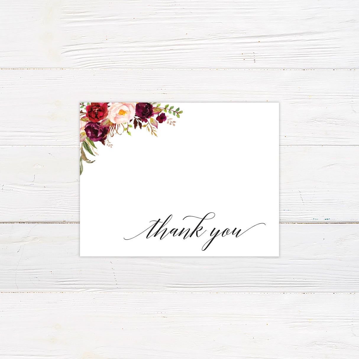 Under the Lights Thank You Card - goprintplus