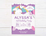 Unicorn Party Invitation - goprintplus