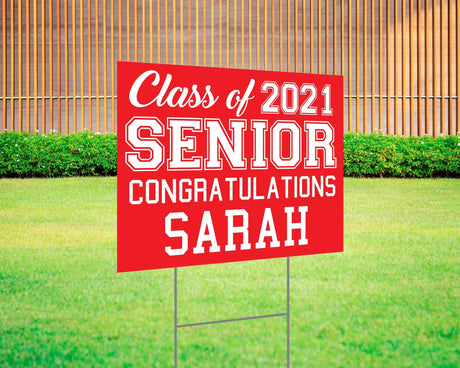 Varsity Senior Graduation Yard Sign - goprintplus