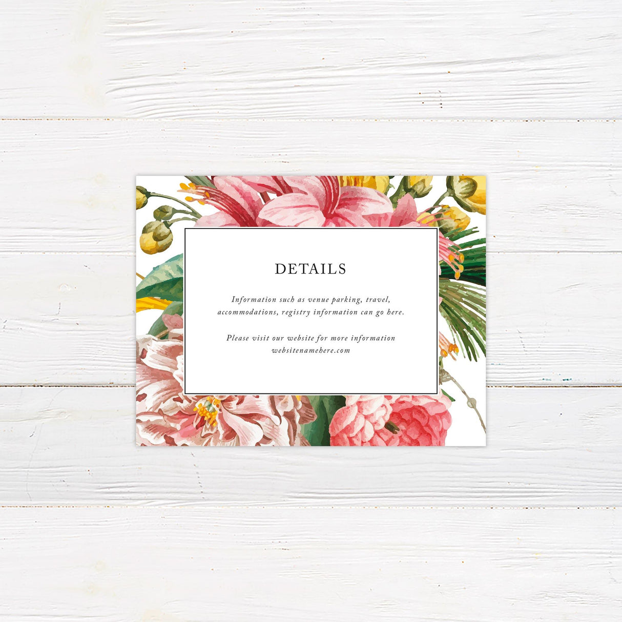 Vibrant Beauty Details Cards - goprintplus