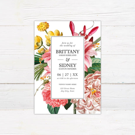 Vibrant Beauty Invitations - goprintplus