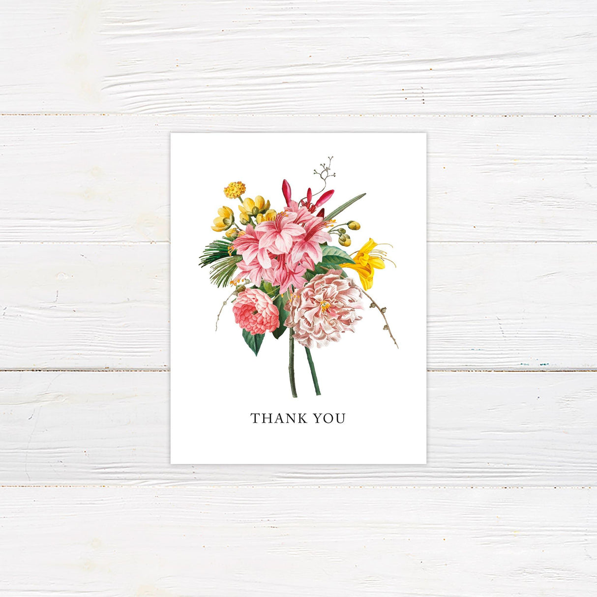 Vibrant Beauty Thank You Card - goprintplus