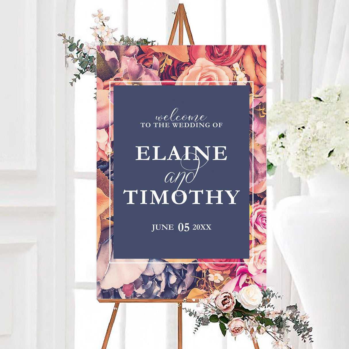 Vibrant Floral Sign - goprintplus