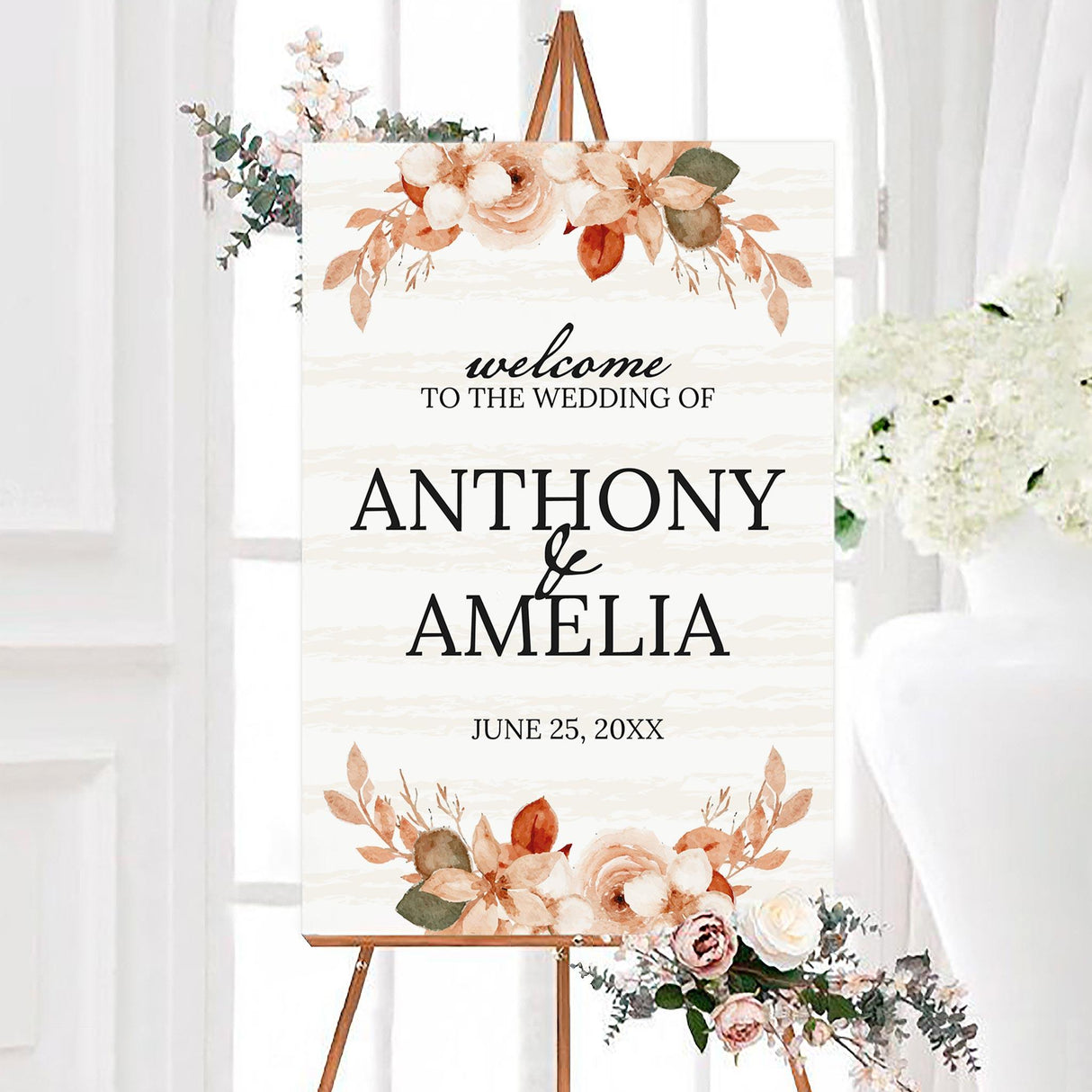 Vintage Floral Sign - goprintplus