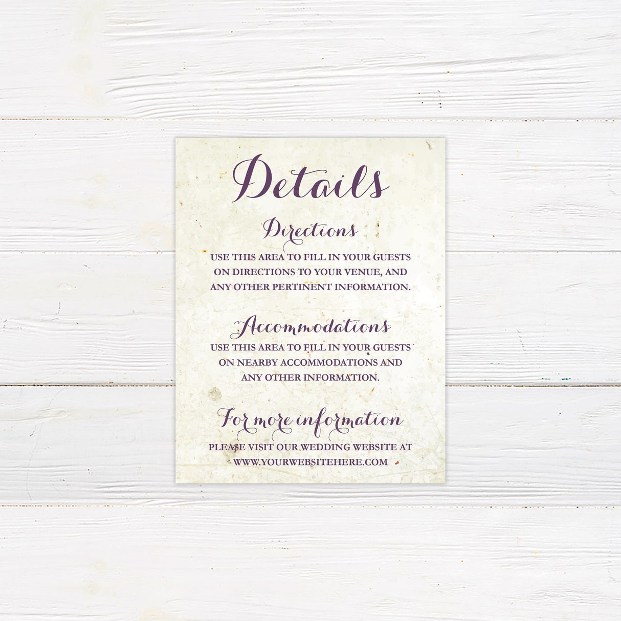 Vintage Paper Details Cards - goprintplus