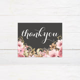 Vintage Pink Floral Invitations - goprintplus