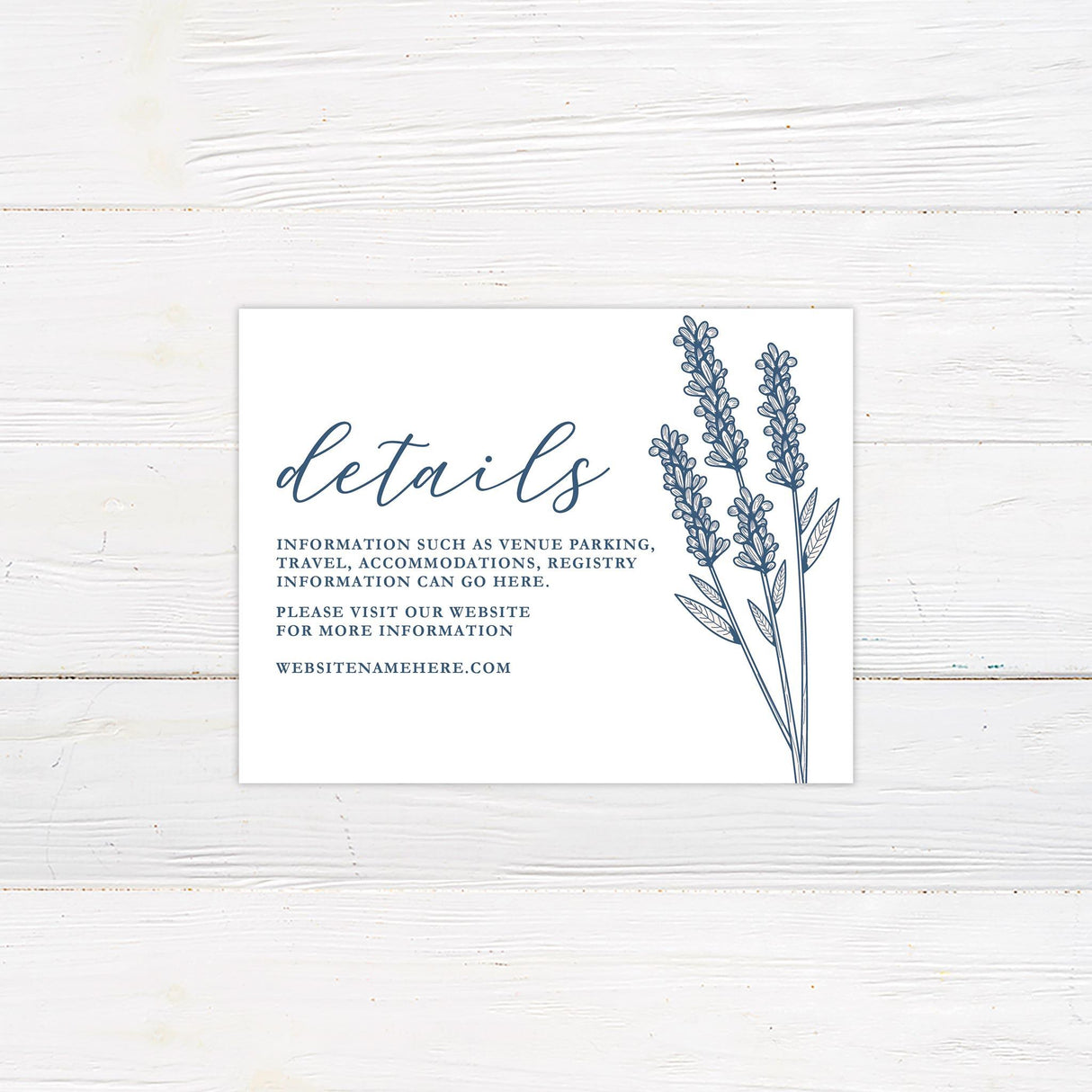 Vintage Sprig Details Cards - goprintplus