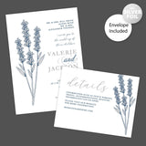 Vintage Sprig Foil Invitation - goprintplus