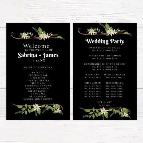 Vintage White Floral Invitations - goprintplus