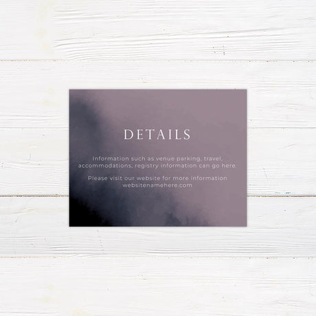 Violet Dip Invitations - goprintplus