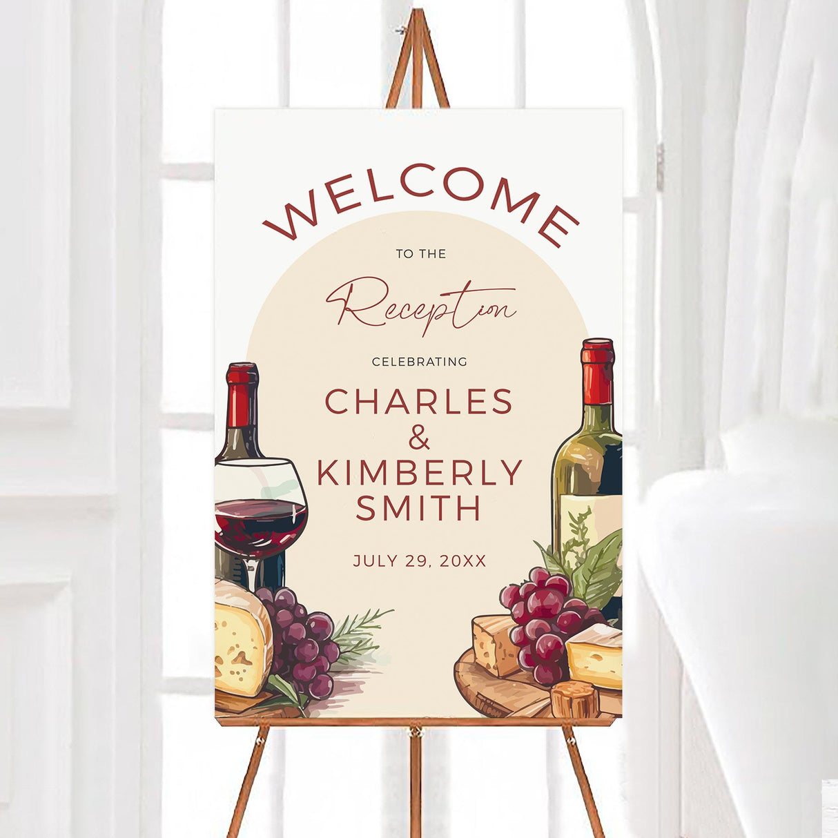 Wine and Cheese Reception Invitation - goprintplus