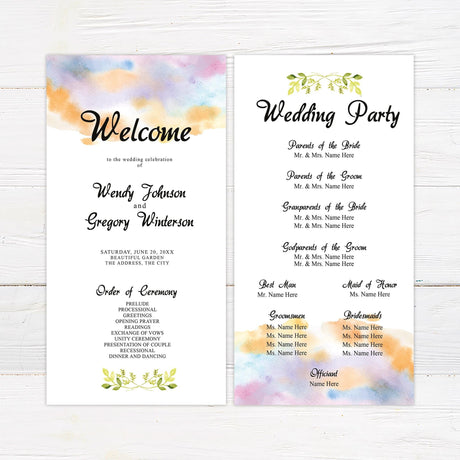 Watercolor Lake Sunset Invitations - goprintplus