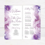 Watercolor Purple Abstract Invitations - goprintplus